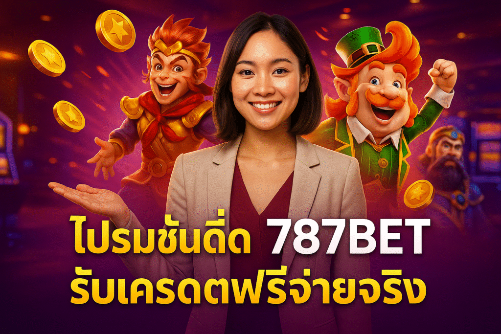 โปรโมชั่นเด็ด 787BET รับเครดิตฟรีจ่ายจริง