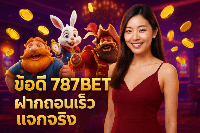 ข้อดี 787BET ฝากถอนเร็ว แจกจริง