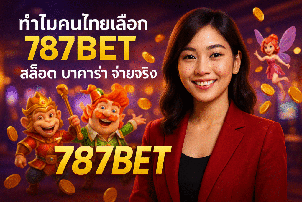ทำไมคนไทยเลือก 787BET สล็อต บาคาร่า จ่ายจริง