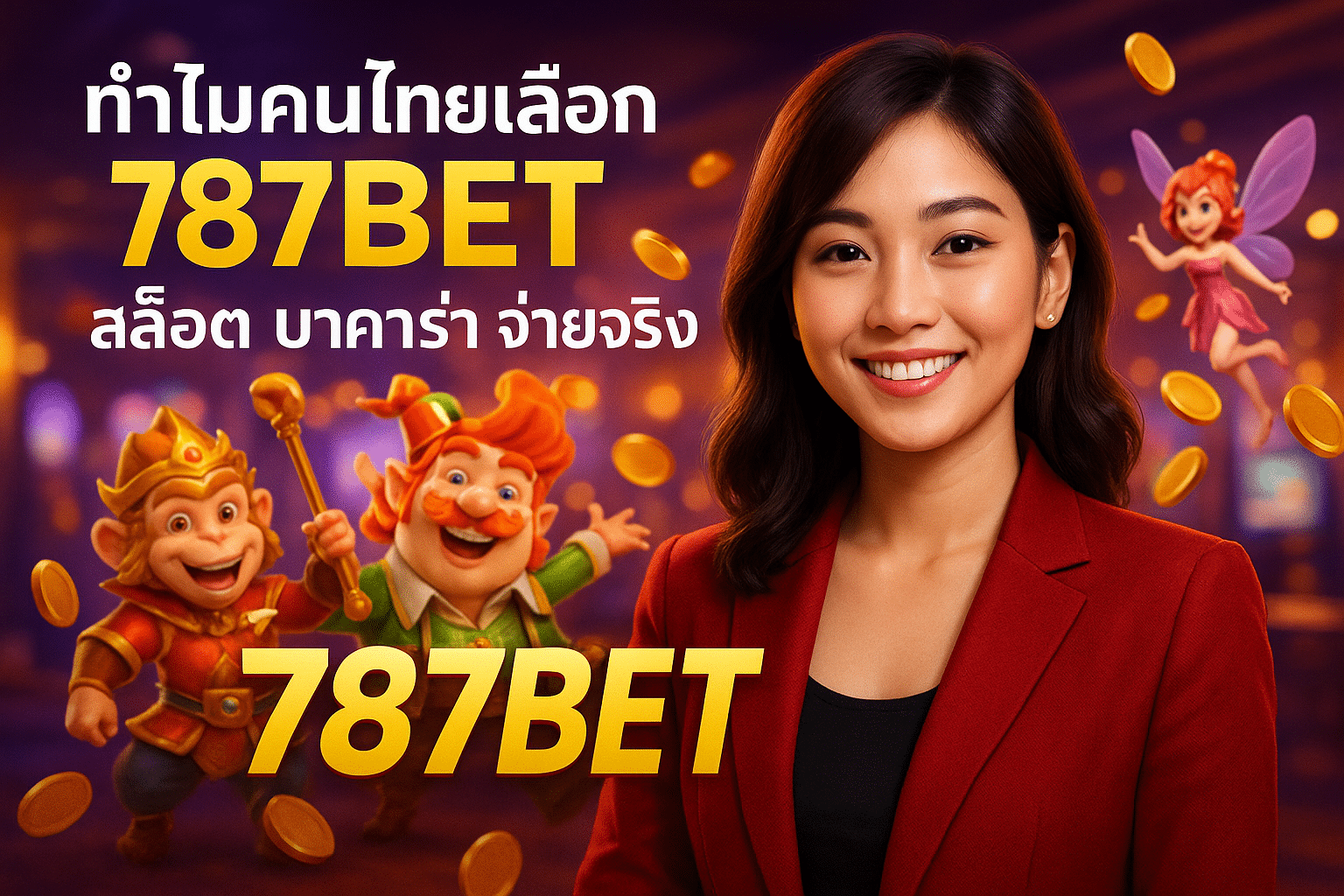 ทำไมคนไทยเลือก 787BET สล็อต บาคาร่า จ่ายจริง