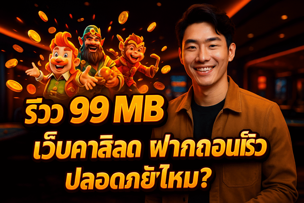 รีวิว 99 MB เว็บคาสิโน ฝากถอนเร็ว ปลอดภัยไหม?