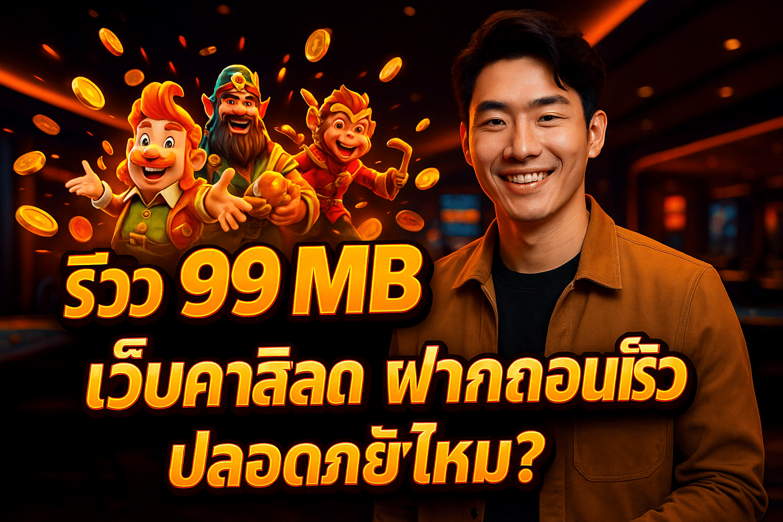 รีวิว 99 MB เว็บคาสิโน ฝากถอนเร็ว ปลอดภัยไหม?